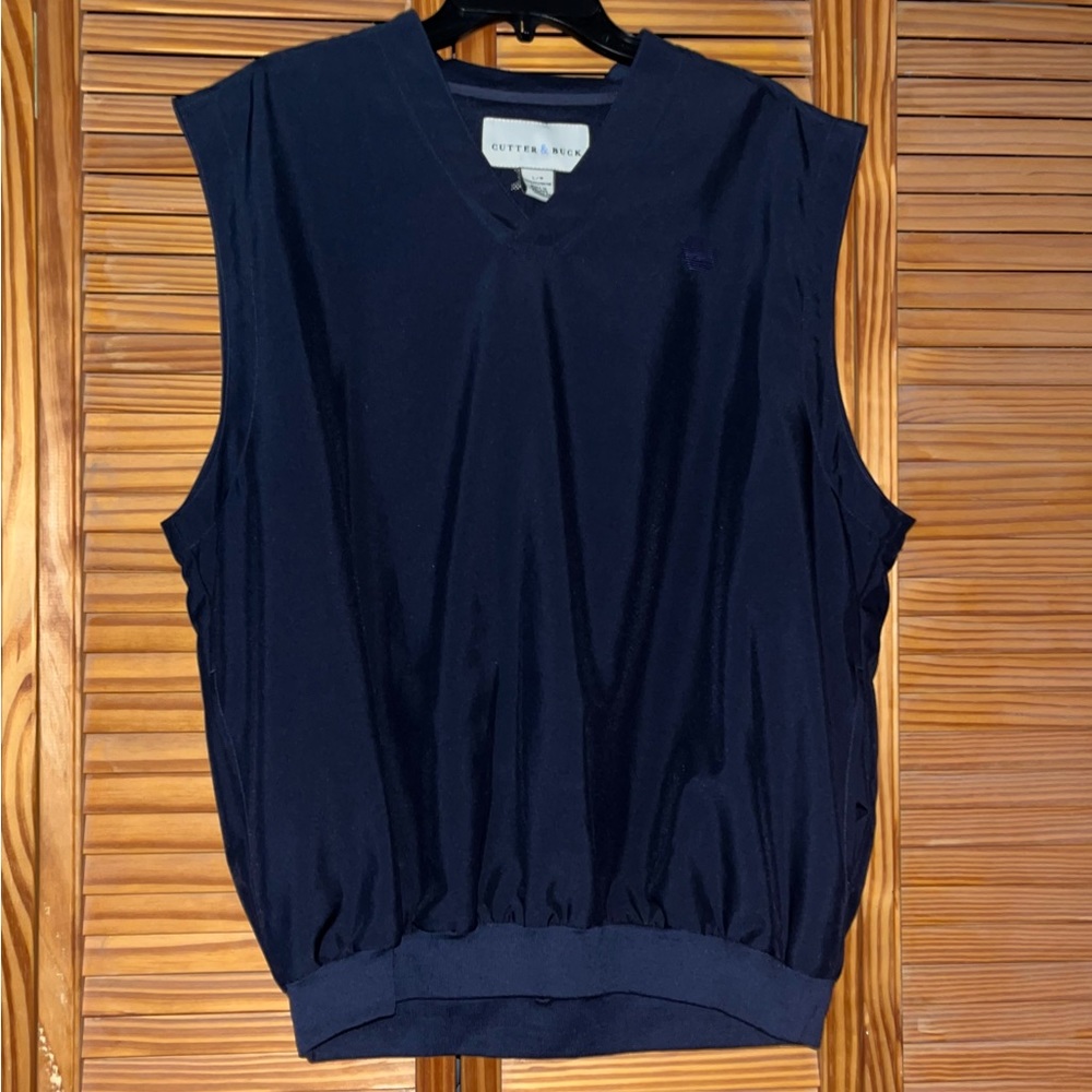 Cutter & Buck Blue Golf Vest Size‎ Large